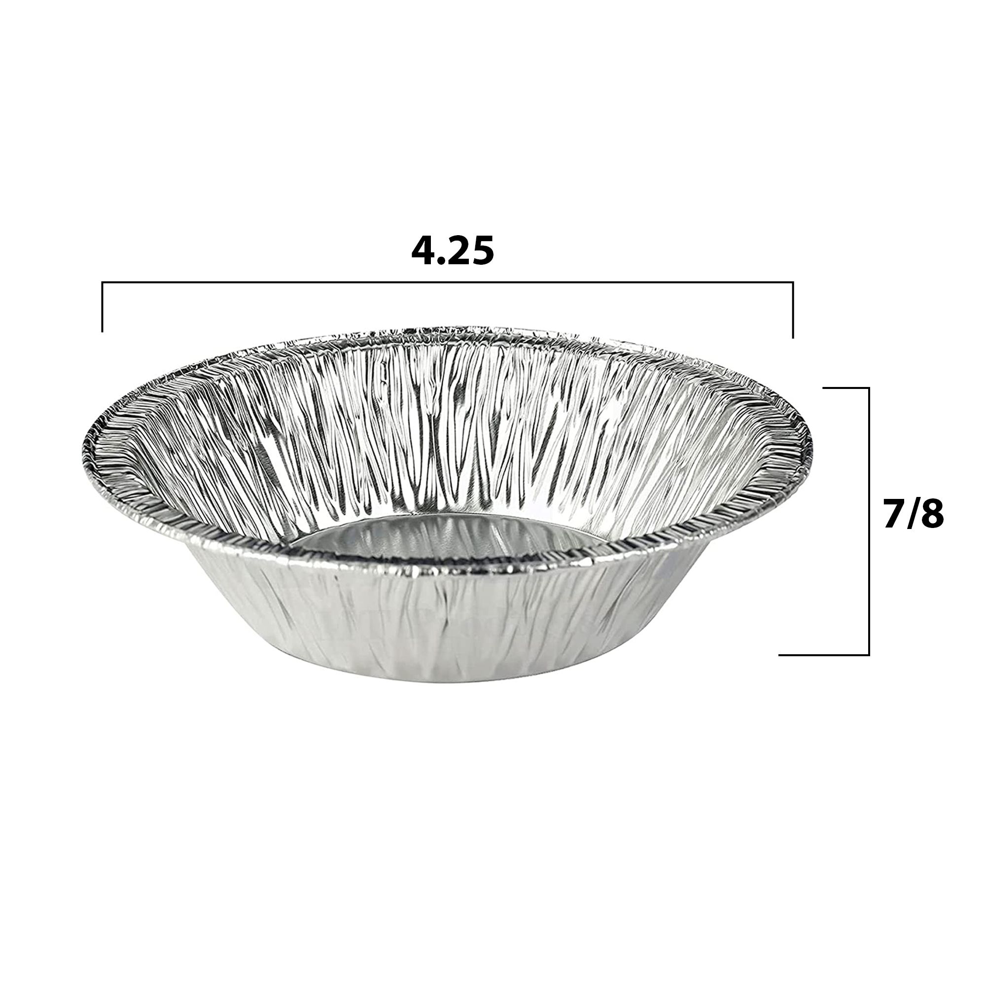 5 inch Mini Pie Pan - Small Disposable Aluminum Foil Mini Pie Tin for Baking, Personal Size
