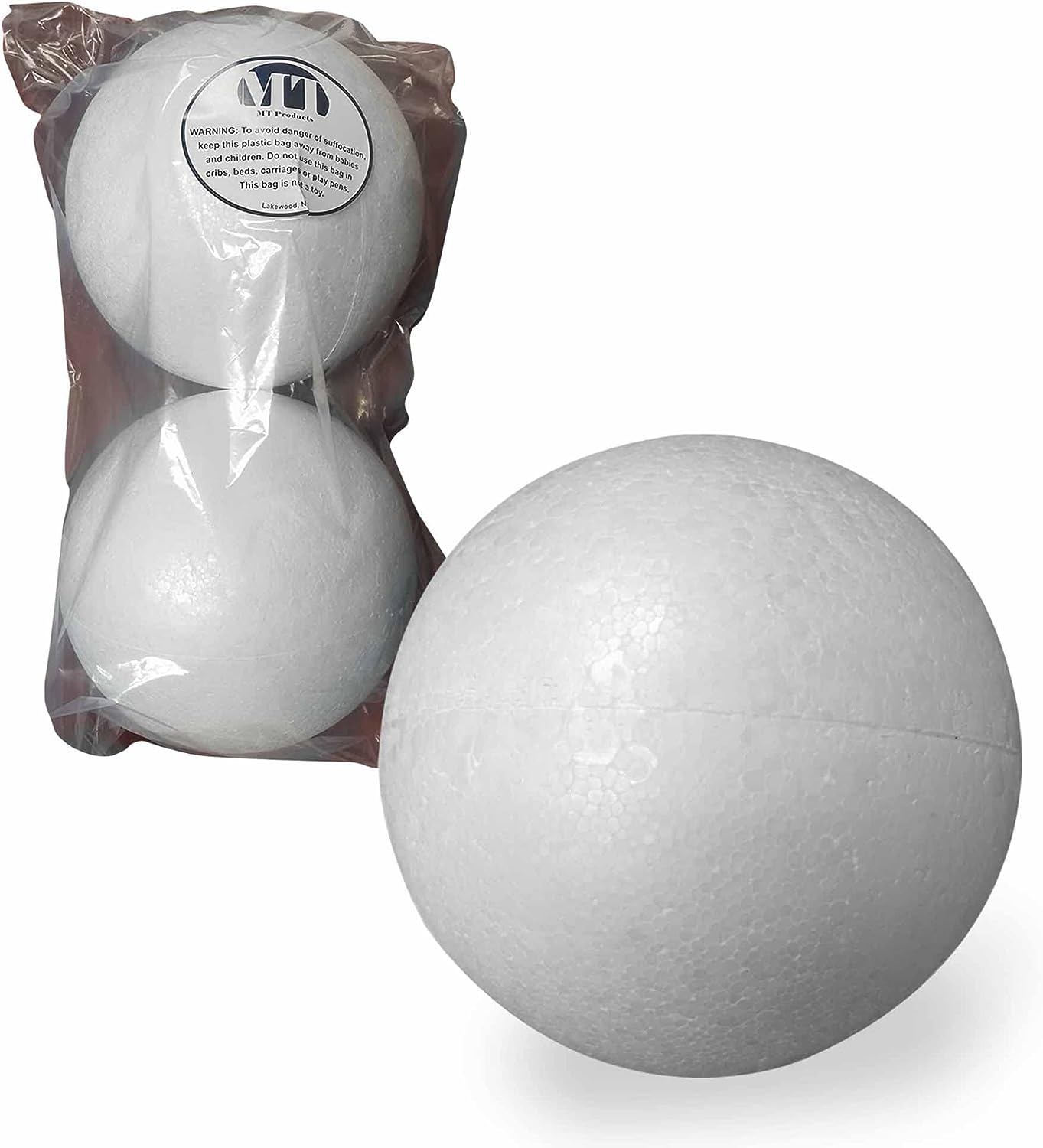 5x Foam Balls, Big Foam Balls, Large Styrofoam Balls, Floral Foam, Foam  Craft Balls, Craft Foam, Arts and Crafts for Kids - Bulk 
