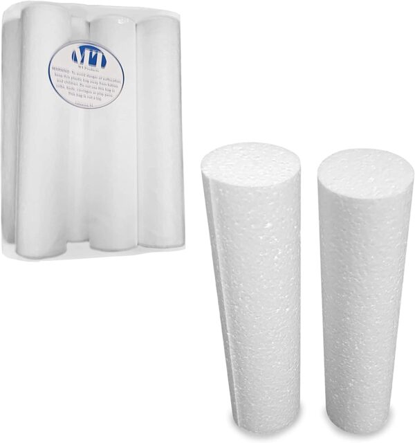 MT Products White EPS Hard Foam Rod / Cylinder Craft - Made in The USA - MT  Products