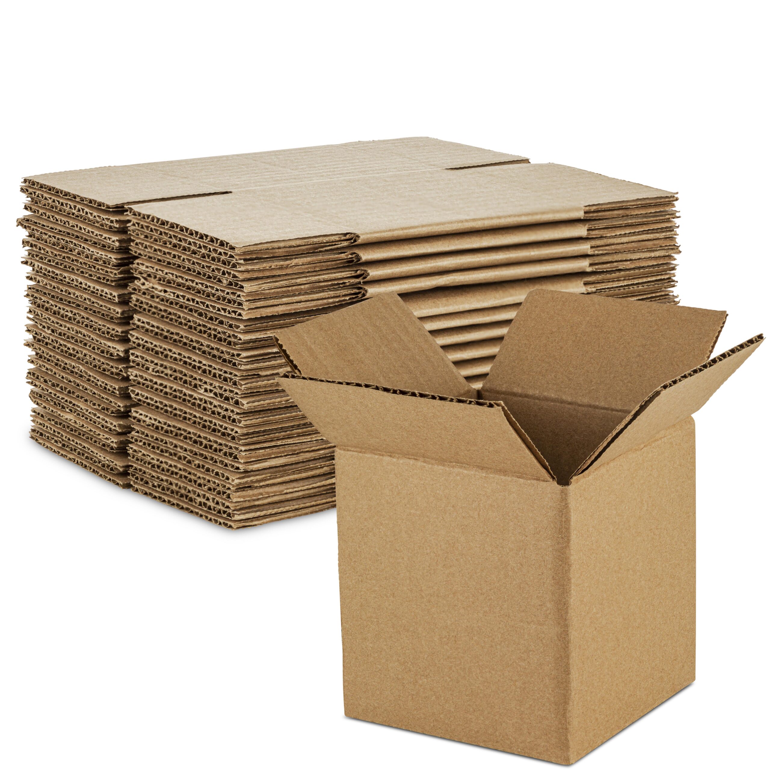 100 Small Mailing Boxes Bulk, Corrugated Boxes for Product Packaging, Eco  Friendly Cardboard Shipping Boxes Supplies 