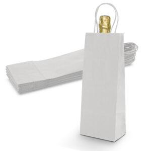 MT Products Paper Wine Bags with Handles/Wine Shopping Bags. Featuring sturdy paper construction with handles, these bags are designed for securely carrying and presenting wine bottles. Ideal for retail and gift-giving, combining durability with a stylish look