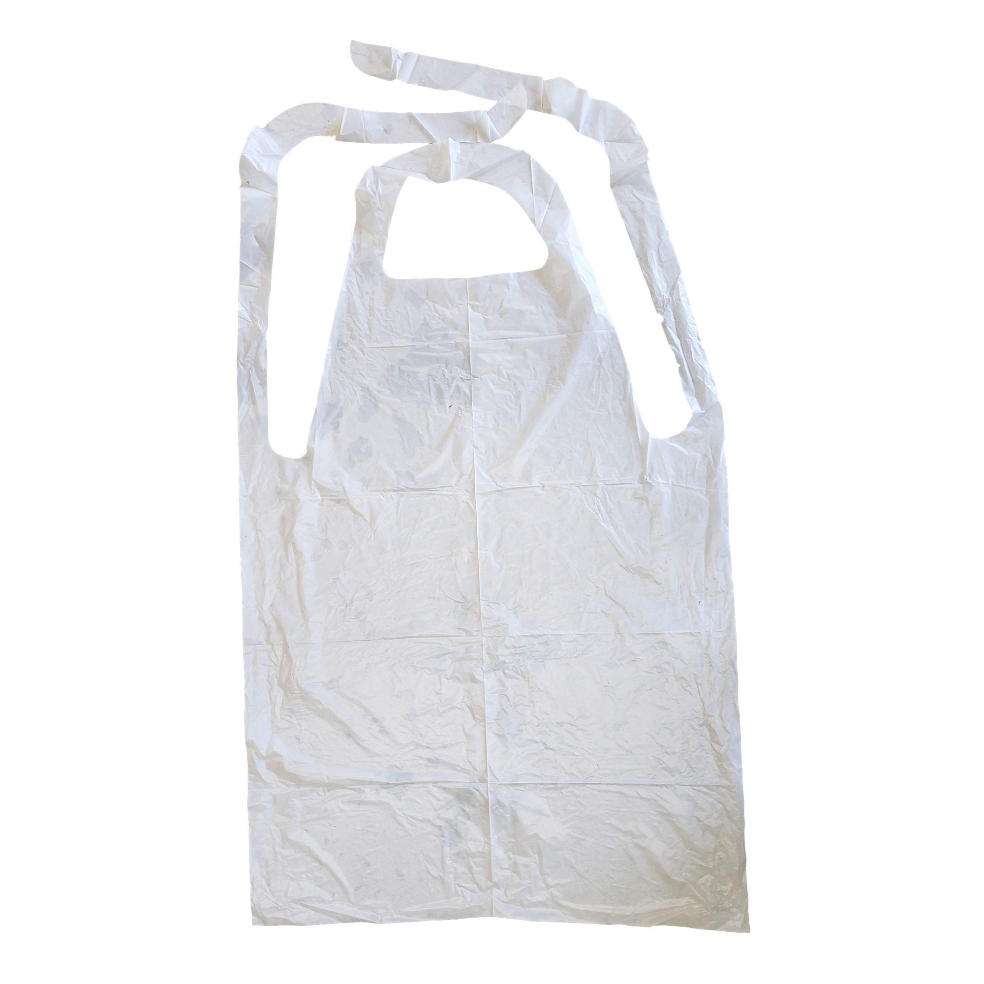 MedicalMartByMail Disposable Plastic Aprons (28x46) – 2 Mil Waterproof PE – 1 Pack