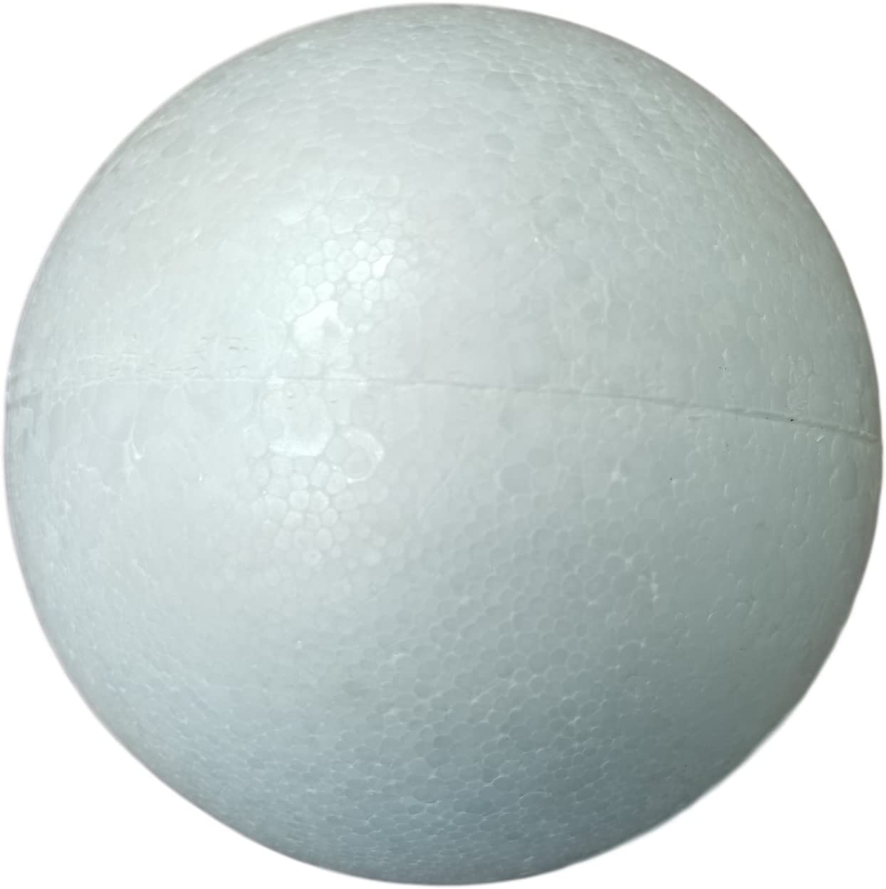MT Products 1.5 inch Round White Polystyrene Foam Balls for Crafts - Pack of 50