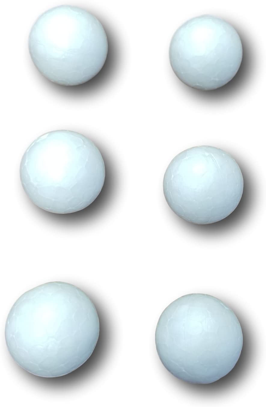 MT Products White Styrofoam Balls / Polystyrene Foam Balls - MT Products
