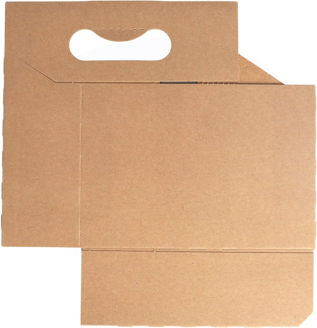 MT Products 6 Pack Bottle Holder - 10 Pieces Made in the USA Kraft  Cardboard 12 oz. Beer or Soda Carrier for Safe And Easy Transport - Made in  the USA