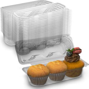 MT Products 6 inch x 7 inch Clear Plastic 4 Compartment Bento Boxes - Pack of 15, Size: 6 x 7