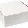 MT Products White Cupcake Boxes 6 x 6 x 2.5 – Small Bakery Boxes for Cupcakes, Cookies, and Pastries – Pack of 15 for Parties, Events, and Bakeries