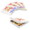 MT Products celebration themed printed customizable white pizza boxes 12 x 12 x 1.9 inches for parties and events pizza packaging with logo or text – made in the USA